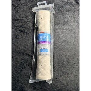 CVS health Non Slip Anti Microbial Rubber Bathtub Bathroom Bath Mat 13.4" x 29"